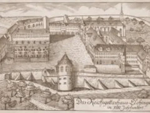 Klosterkirche gezeichnet