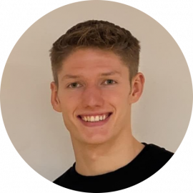 Michael Prokein Gesicht, lächelnd, kurze blonde Haare