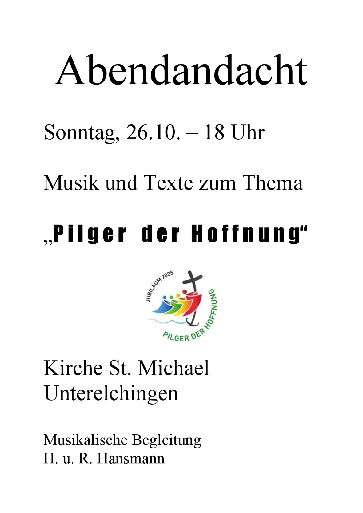 Abendandacht