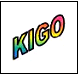 Bunte Schrift mit den Buchstaben "KIGO" für den Kindergottesdienst Oberelchingen.