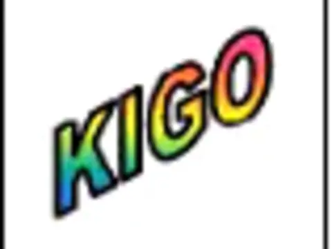 Bunte Schrift mit den Buchstaben "KIGO" für den Kindergottesdienst Oberelchingen.