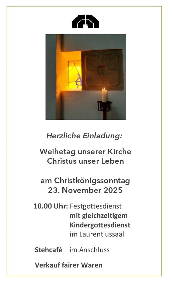 Plakat Patrozinium 2025 Thalfingen