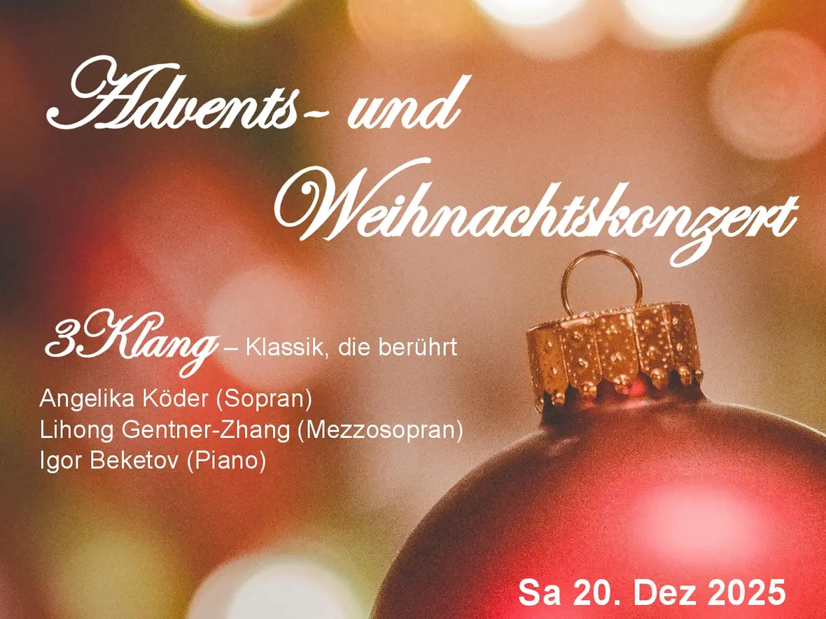 Plakat Weihnachtskonzert Unterelchingen Dez 2025