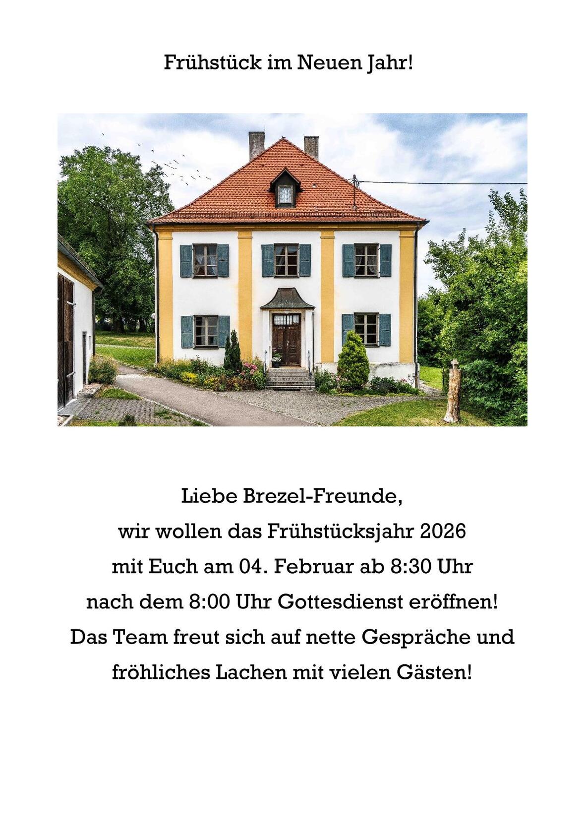 UE Frühstück im Februar