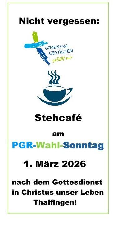 Plakat Stehcafe März 26