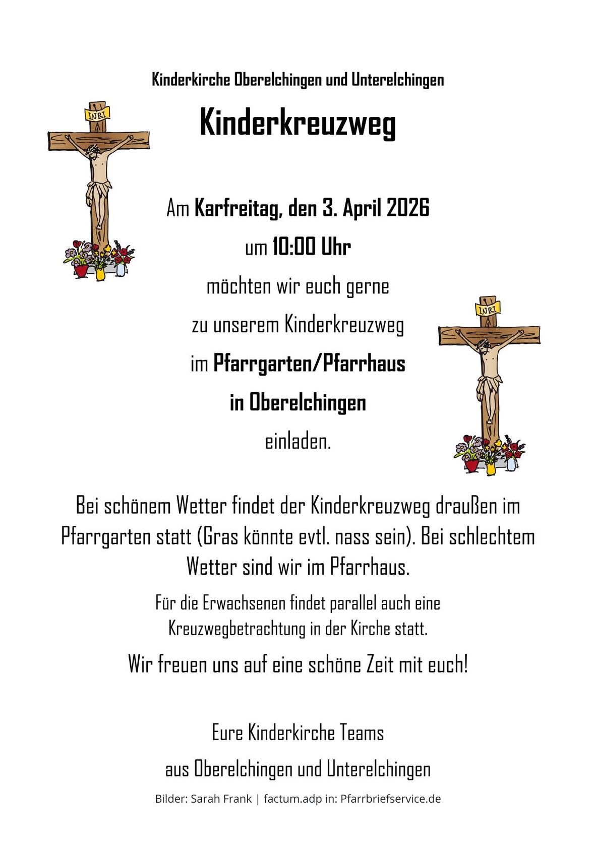 Plakat Kinderkreuzweg OE