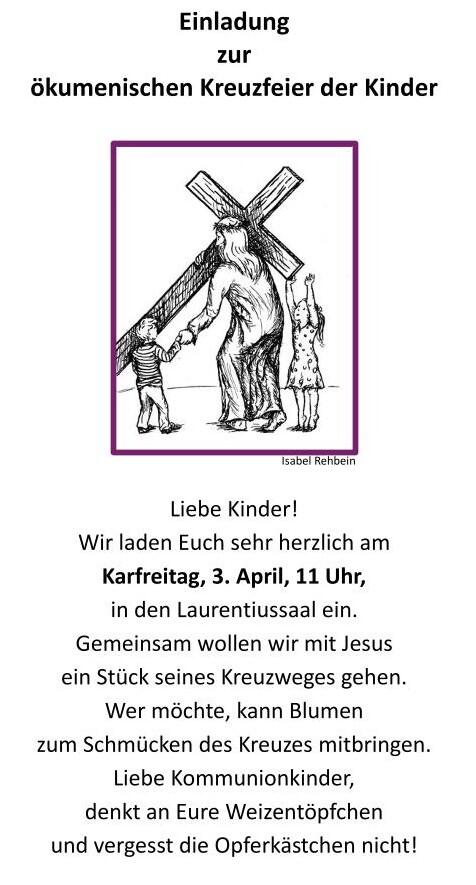 TH Plakat Kinderkreuzweg 2026
