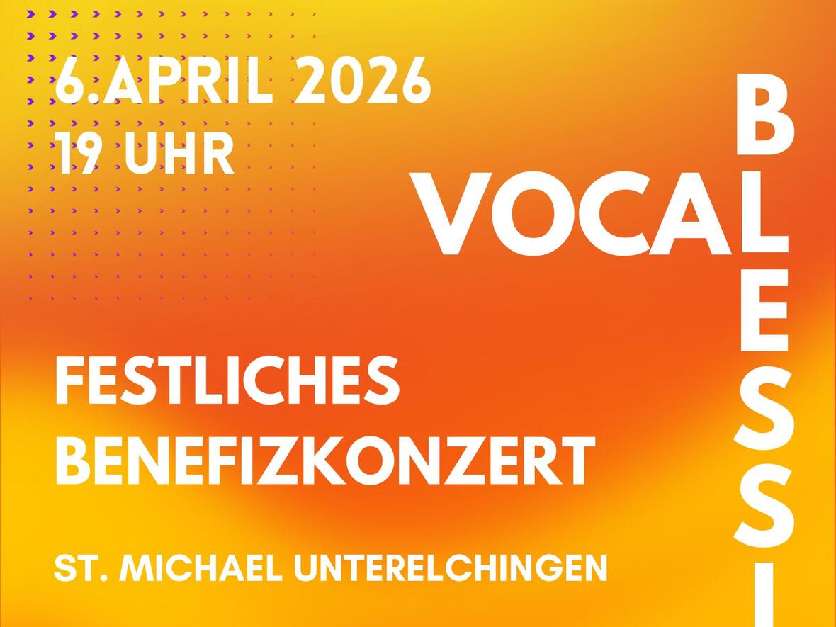 UE Plakat Benefizkonzert Ostern 2026