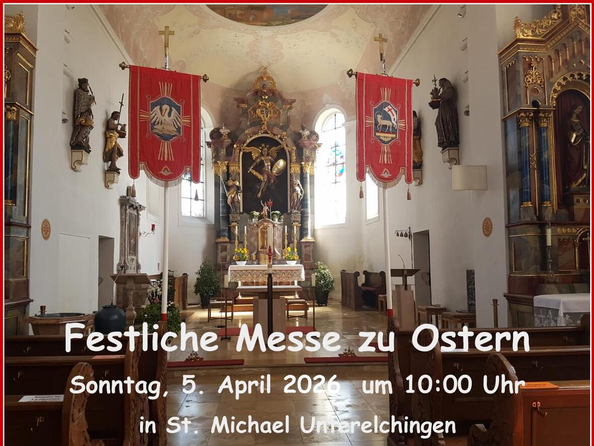 UE Plakat Festmesse Ostersonntag 2026