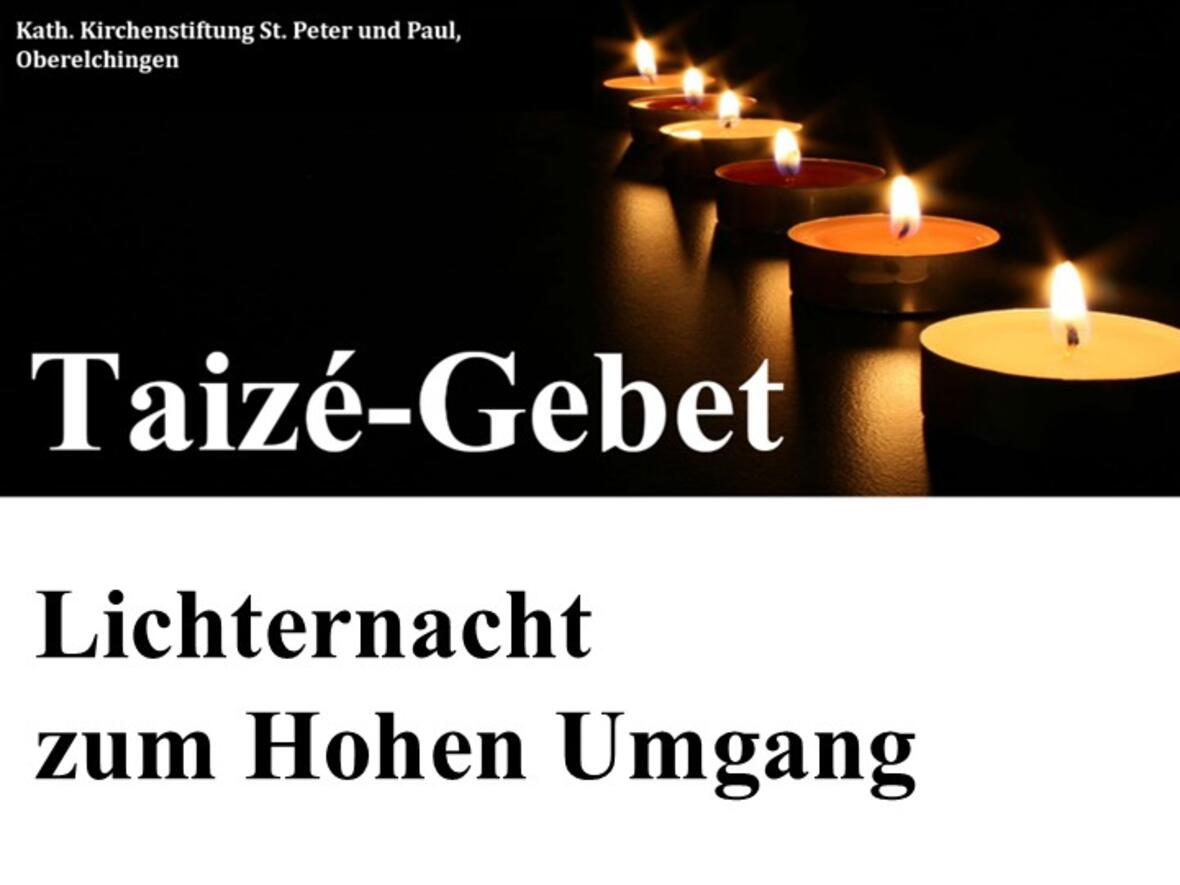 OE Plakat Lichternacht zum hohen Umgang 2026