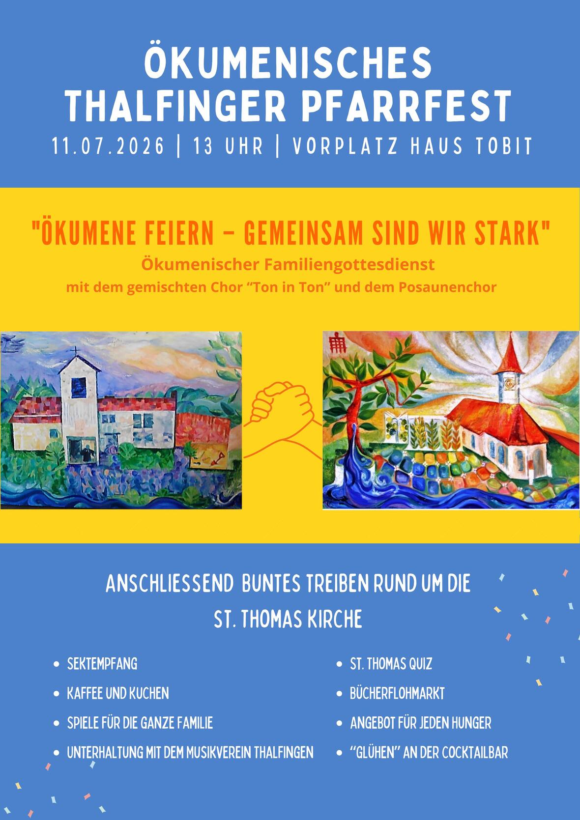 Plakat Pfarrfest 2026 Thalfingen