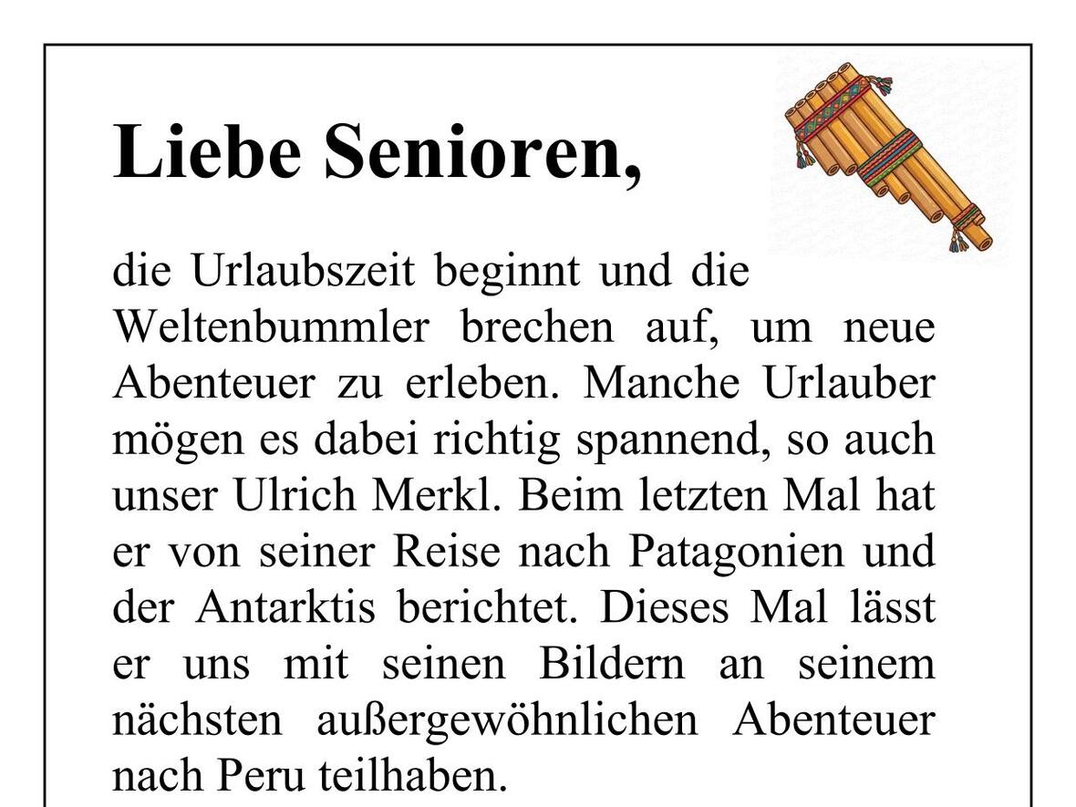 Plakat Sentiorennachmittgag UE 2026-07