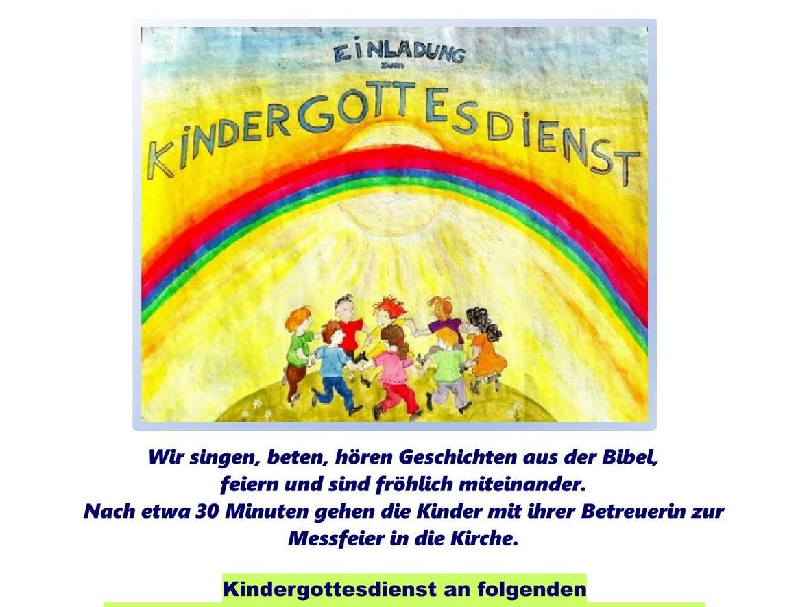 Plakat Kindergottesdienste Herbst 2026 TH