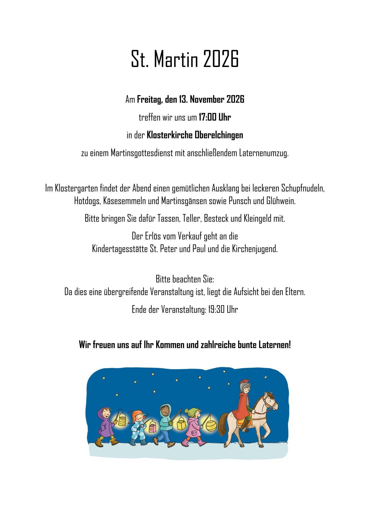 Plakat OE St Martin 2026