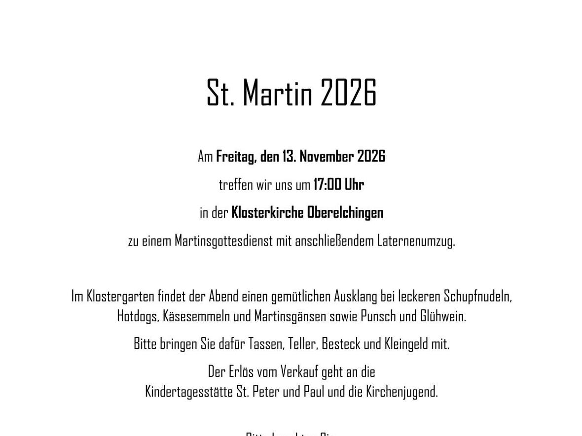 Plakat OE St Martin 2026